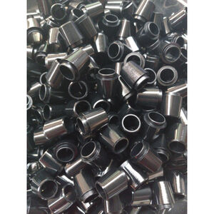 100X NEW PREM GOLF FERRULES .370 BLACK "COLLARED" IRON FERRULES .370 .63" .550OD